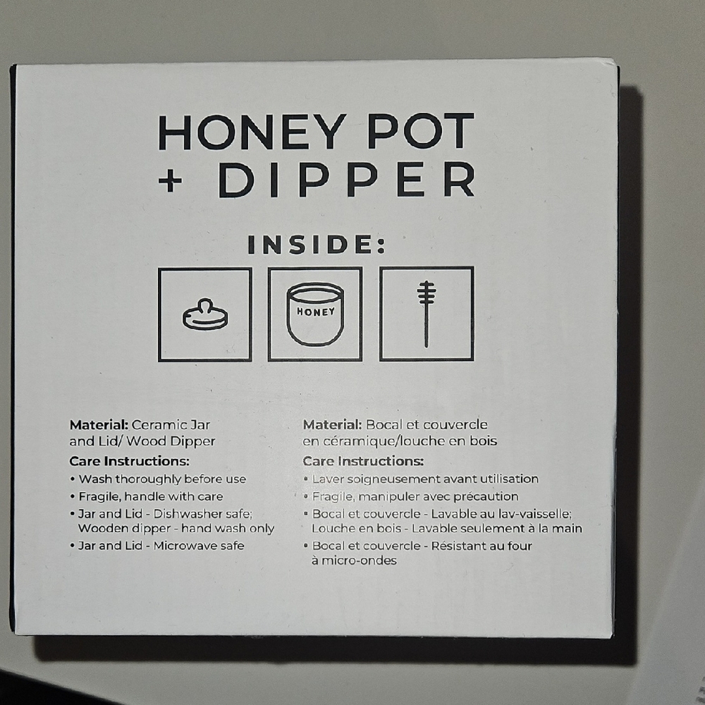 Bushwick Kitchen Honey Pot + Dipper NIB - Fabfitfun